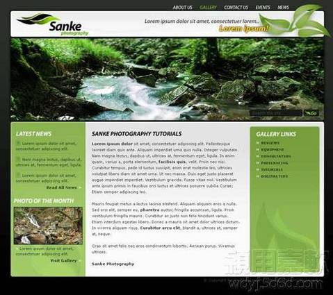 将psd网站模板转换为xhtml css