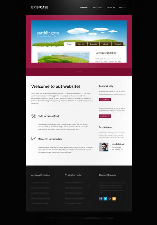 bootstrap设计新闻网页模板下载