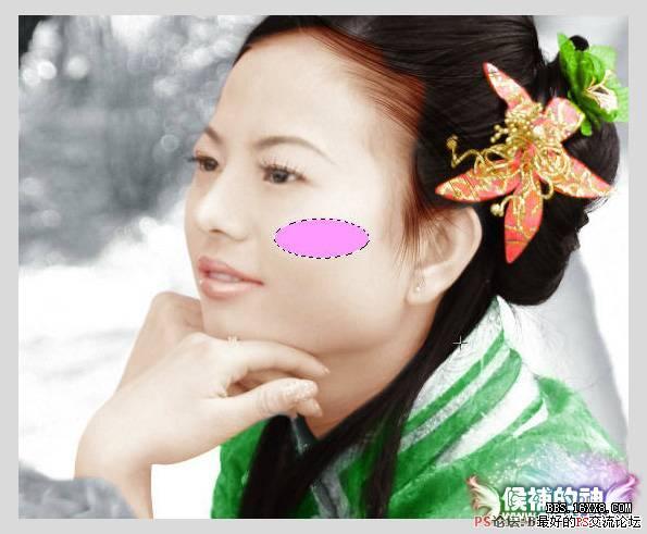 photoshop照片转鼠绘效果教程