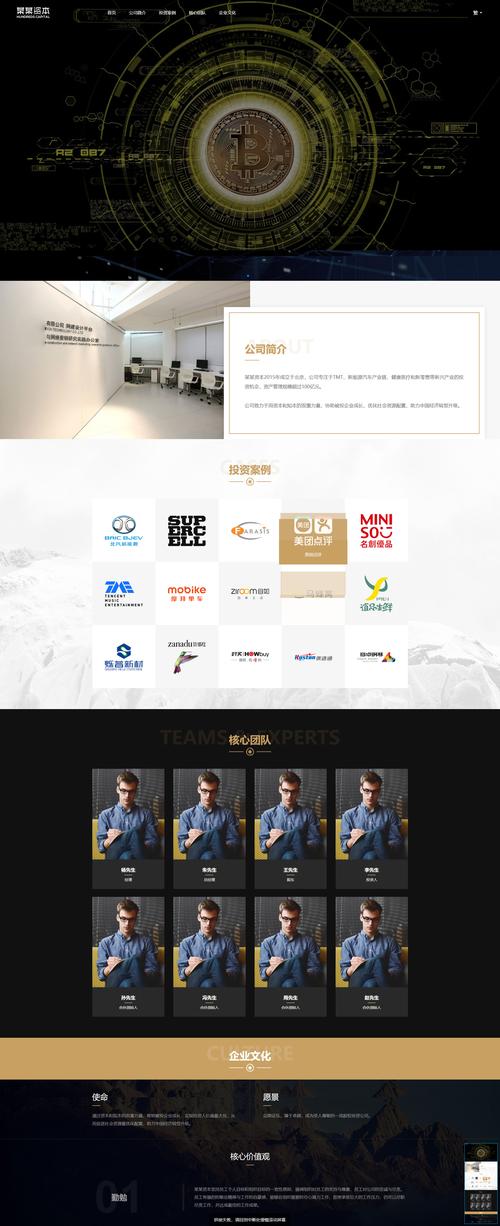 html5响应式高端企业disuz模板