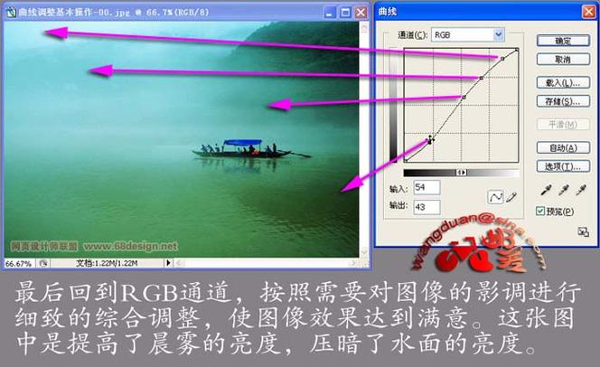photoshop 曲线调整教程详解