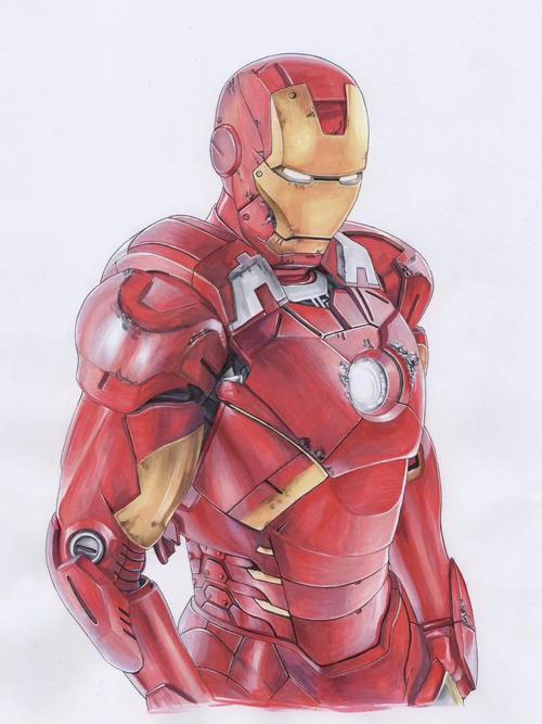 illustrator绘画钢铁侠教程