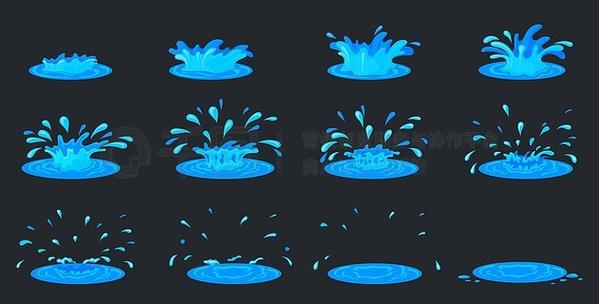 flash水滴 网页上冒出的水滴效果