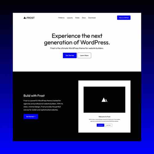 wordpress html5 模板