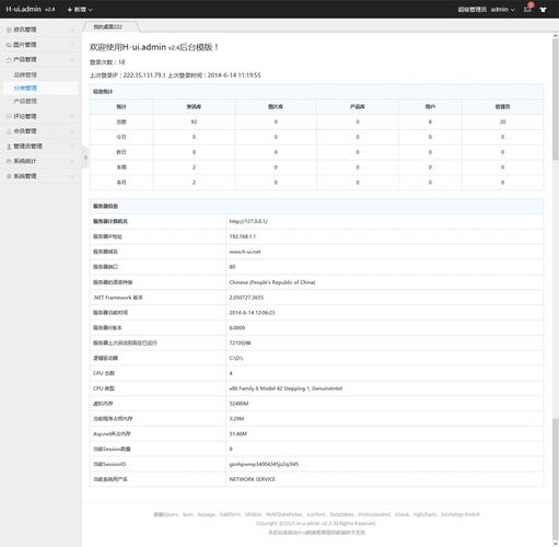 uimaker精美后台管理网页模板