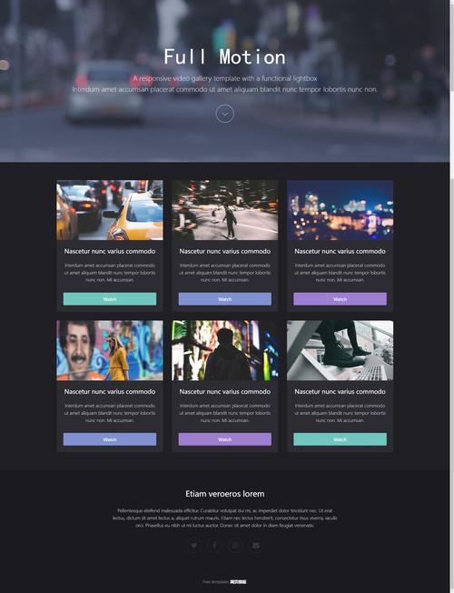 asp.net web网页模板下载