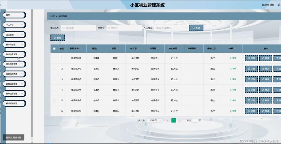 物业公司网页 模板 html 免费