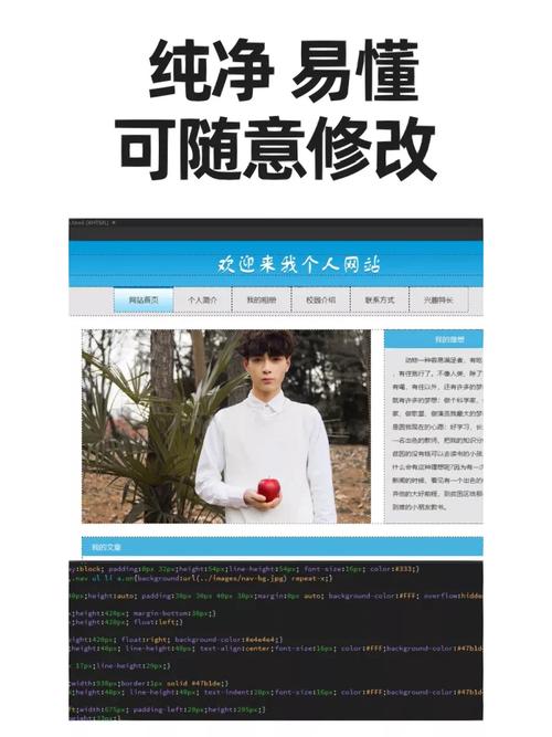 dreamweaver个人网页模板