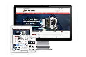 大气精美机械设备dedecms模板