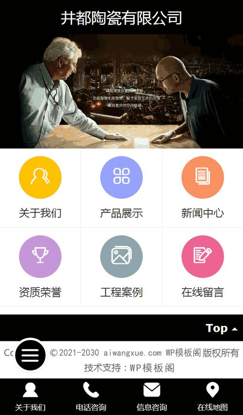 wordpress b2b模板推荐