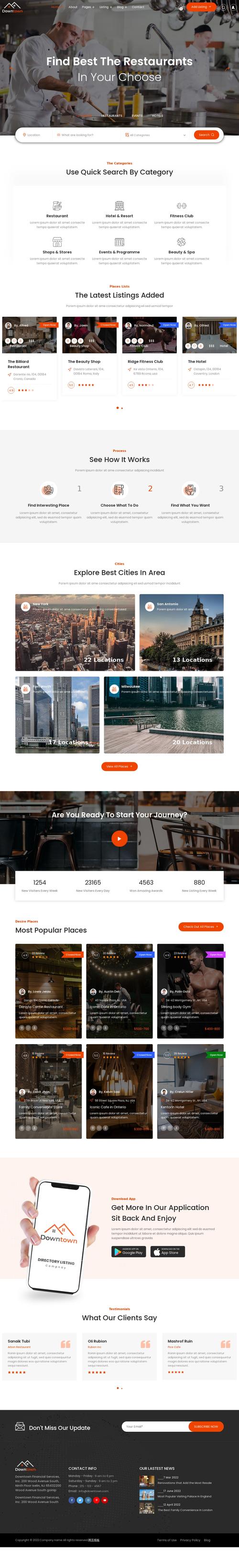 bootstrap门户网站模板下载