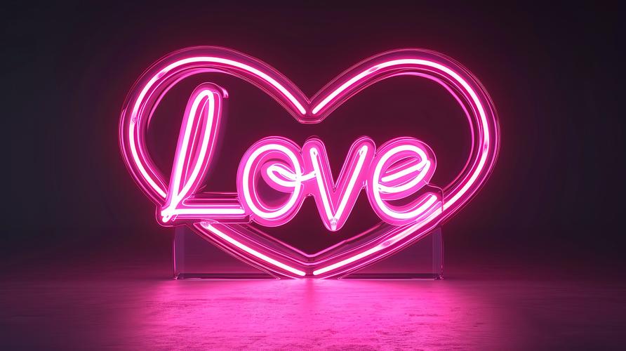 制作心形圆点霓虹灯光的ps教程