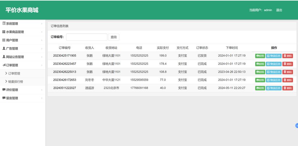 网页外贸离线订单管理系统 php
