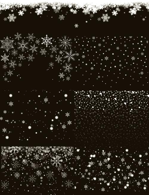 免费下载圣诞节雪花flash模板