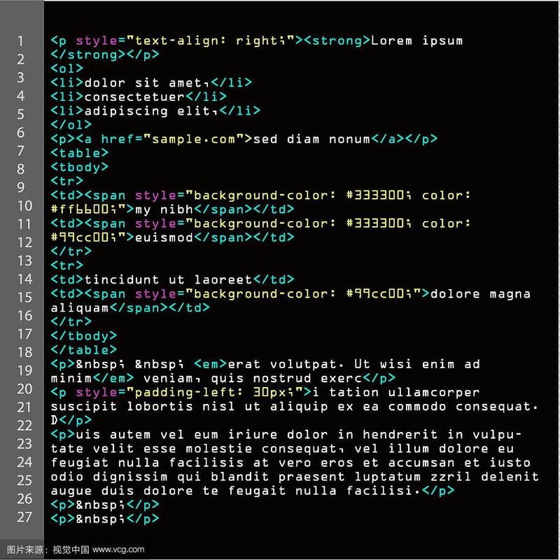 dreamweaver 网页代码