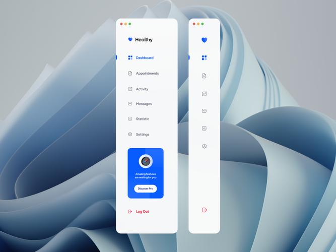 HTML5网页缩小导航栏不一样