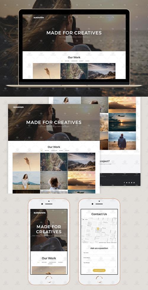 织梦 bootstrap模板下载