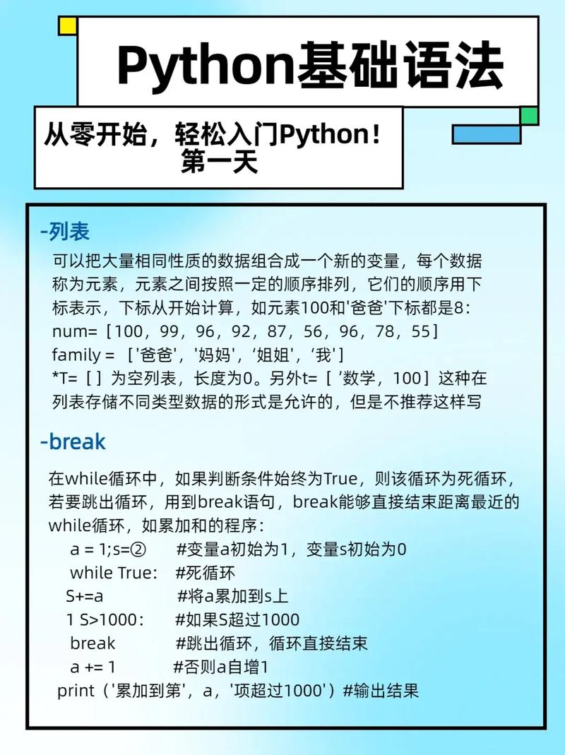 python基础教程常考内容