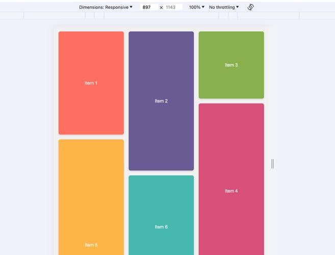 jquery瀑布流网页布局特效