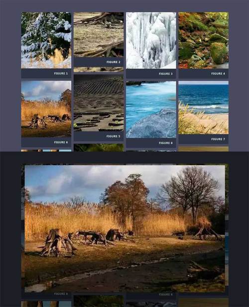 jquery瀑布流网页布局特效