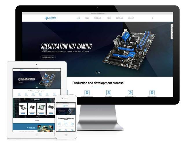 国外html响应式网站模板下载