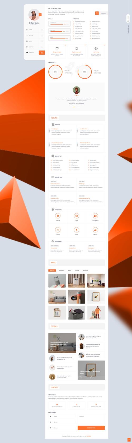 web网页设计制作成品模板