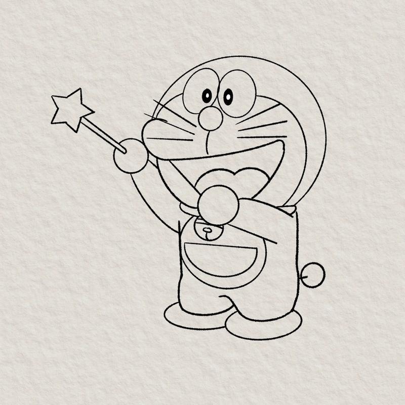 平面设计教程哆啦a梦