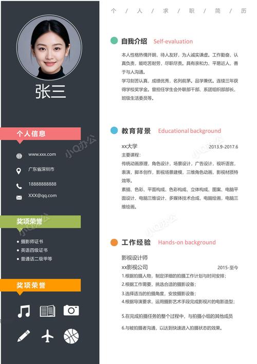 网页设计个人简介教程