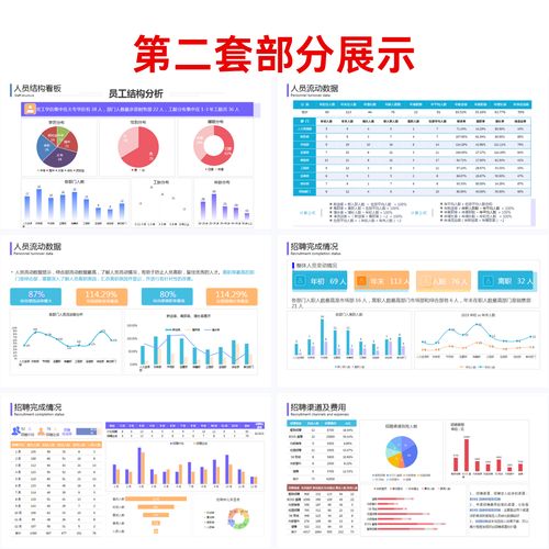 好看的人力资源网页模板