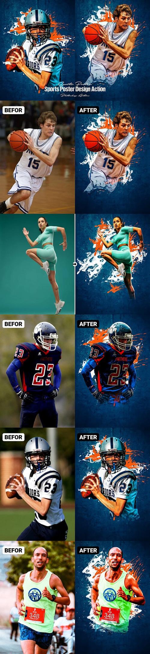 ps个人运动海报教程