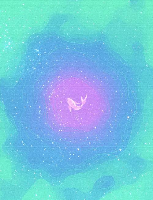 ps梦幻星空海报教程