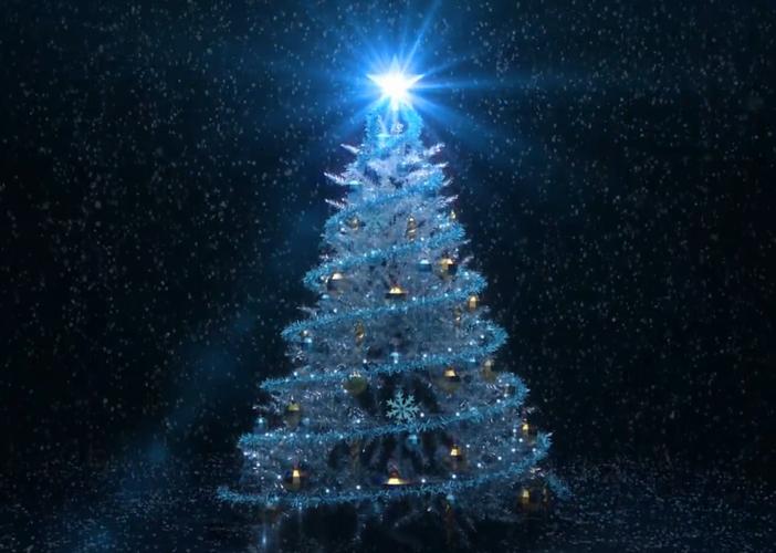 html网页代码圣诞树