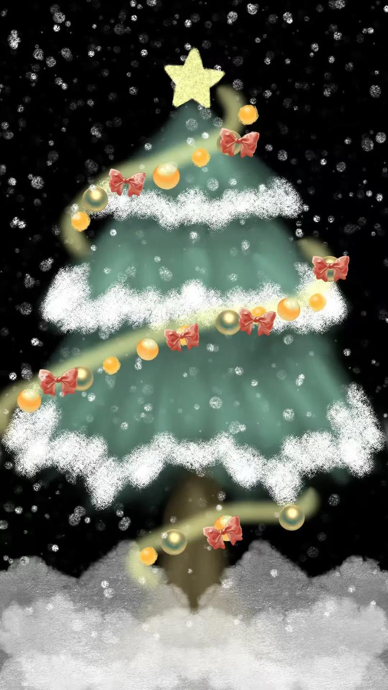 html网页代码圣诞树