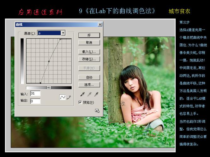 lab通道调色教程
